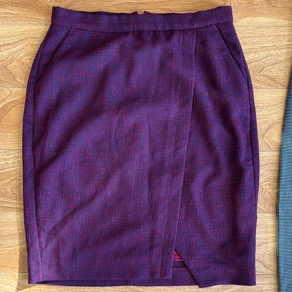 Elegant Purple Women's Skirt